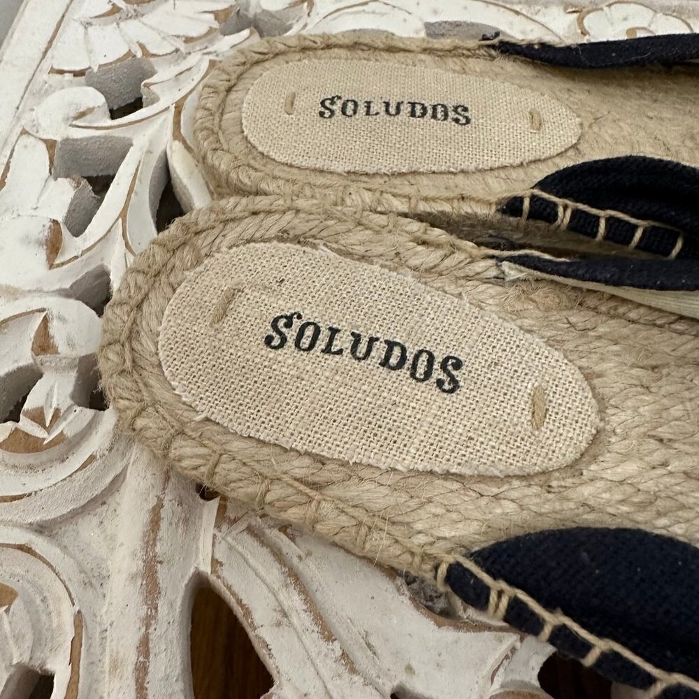 NWT Soludos Kiki tassel espadrilles mules - Picture 4 of 7